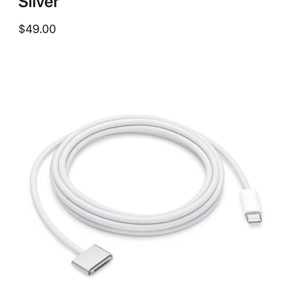 Apple Mac 140W USB-C Power Adapter with 2m USB-C to MagSafe 3 cable, Model A2452 - Picture 8 of 9